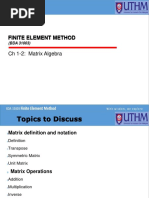 Chapter 1-2 Matrix Algebra