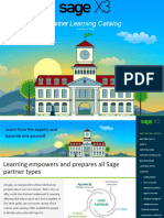 Sage X3 Partner Learning Catalog 2020v1