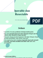 Operable Resectable Overview