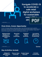 Navigate COVID-19 To Accelerate A Safe Retail Digital Workplace For Sustainable Competitive Advantage