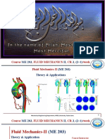 Lacture # (Week-02) Fluid Mechanics-II