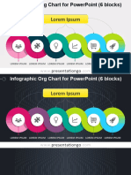 Infographic Org Chart 6 Block Template