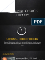 HUMSS 11 - (DISS) Rational Choice Theory