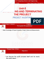 Unit-5 Evaluating and Terminating The Project