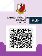 Ammar Ihsan Bin MHD Roslan: 1 Cerdas