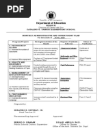 Monthly Supervisory Plan for School Heads | PDF | Teachers | Behavior ...