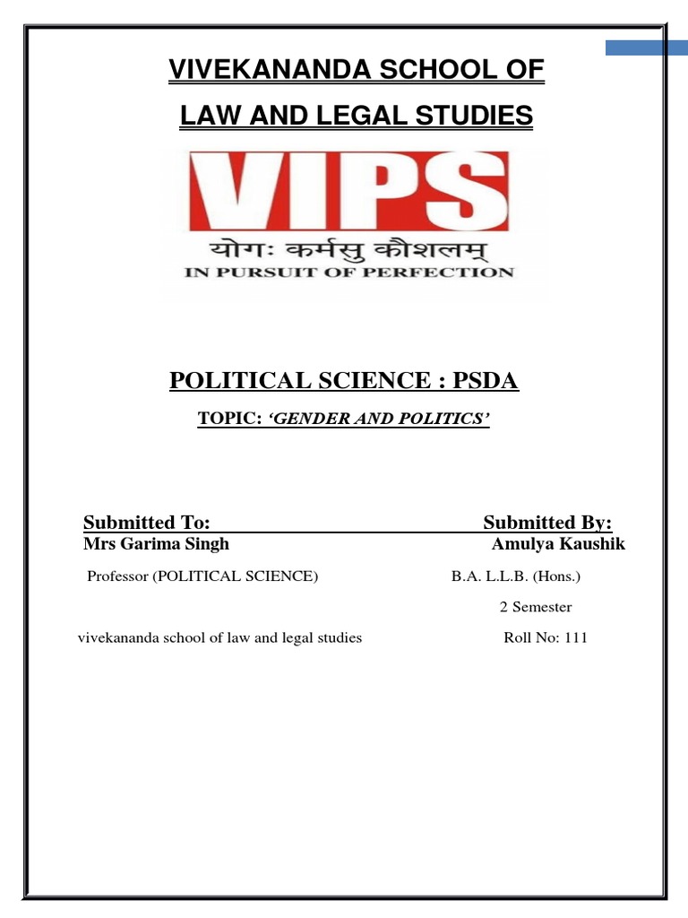 Pol Sci Psda Actual | PDF | Indian Independence Movement | Woman