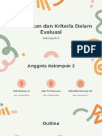 DRAFT PPT TEP - Pendekatan Dan Kriteria Dalam Evaluasi Asis V2