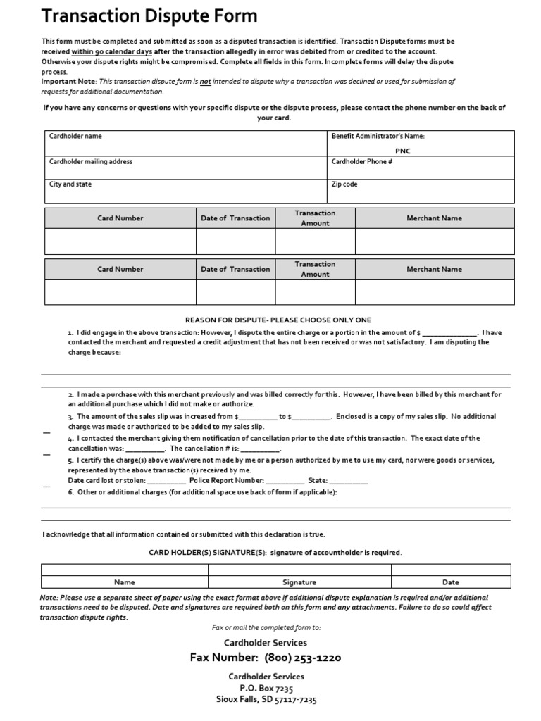 Requests For Additional Documentation.: Fax Number: (800) 253-1220 ...