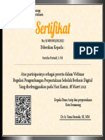 Yunicha Putradi, S. Pd Sertifikat Webinar 993