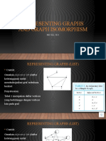 Meeting 4 Representing Graphs and Graph Isomorphism