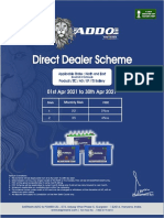 Addo Direct Dealer FOC - North & East 1-4-21 To 30-4-21