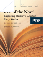 Rise of The Novel Exploring History's Greatest Early Works by Leo Damrosch