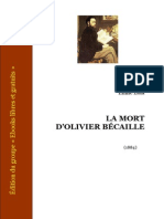 Emile Zola Mort Olivier Becaille