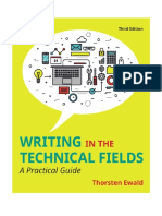 Writing in the Technical Fields a Practical Guide by Thorsten Ewald