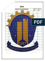 Index: Name of The Experiment