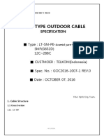 Catalog FO GOC2016-1007-1 REV.0 Feeder Duct Type Loose Tube Cable (Aramid Yarn+al Wrap Type, 12 - 288F) - TELKOM (Indonesia) - 1