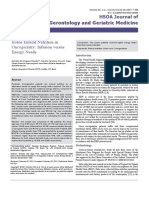 Home Enteral Nutrition in Oncogeriatry Infusion Versus Energy Needs