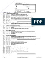 PPAP Checklist Generic