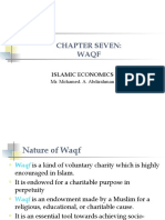 Chapter Seven: Waqf: Islamic Economics