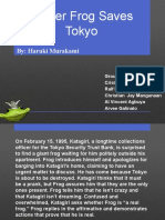 Super Frog Saves Tokyo: By: Haruki Murakami