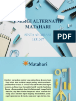 Energi Alternatif Matahari