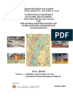 Flood damage assessment guidelines for Malaysia