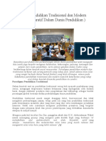 Paradigma Pendidikan Tradisional Dan Modern