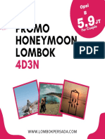 Promo Honeymoon 4H3N - Opsi B