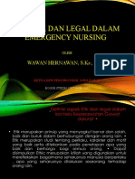 Legal-Etik - Emergency Nursing 2019