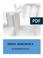 Modul Adab Kelas X