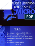 Virus, Viroids and Prions