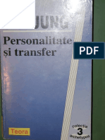 Carl Gustav Jung - Personalitate Si Transfer