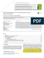 International Journal of Pharmaceutics: Lipid-Based Formulations For Oral Administration of Poorly Water-Soluble Drugs