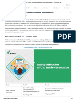 AAI ATC Syllabus 2020 - AAI Syllabus Post Wise, Download PDF! - ESE & GATE ME
