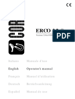Erco 25 S: Italiano Manuale D'uso