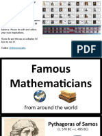 Famous Mathematicians Display v.2