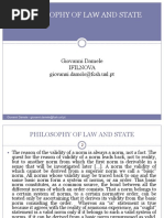 Philosophy of Law and State: Giovanni Damele Ifilnova Giovanni - Damele@fcsh - Unl.pt