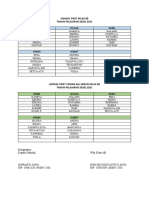 Jadwal Piket Kelas 6B