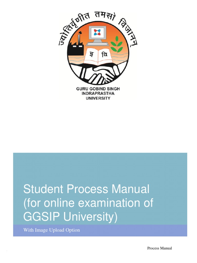 GGSIPU Candidates Manual | PDF | Qr Code | Test (Assessment)