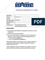 1º Trabajo Con Nota Matemática 6º