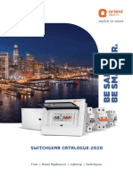 Orient Electric Switchgear Catalogue 2020
