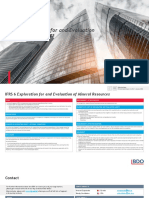 Ifrs at A Glance IFRS 6 Exploration For and Evaluation: of Mineral Resources