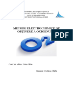 Metode electrochimice de obținere a O2