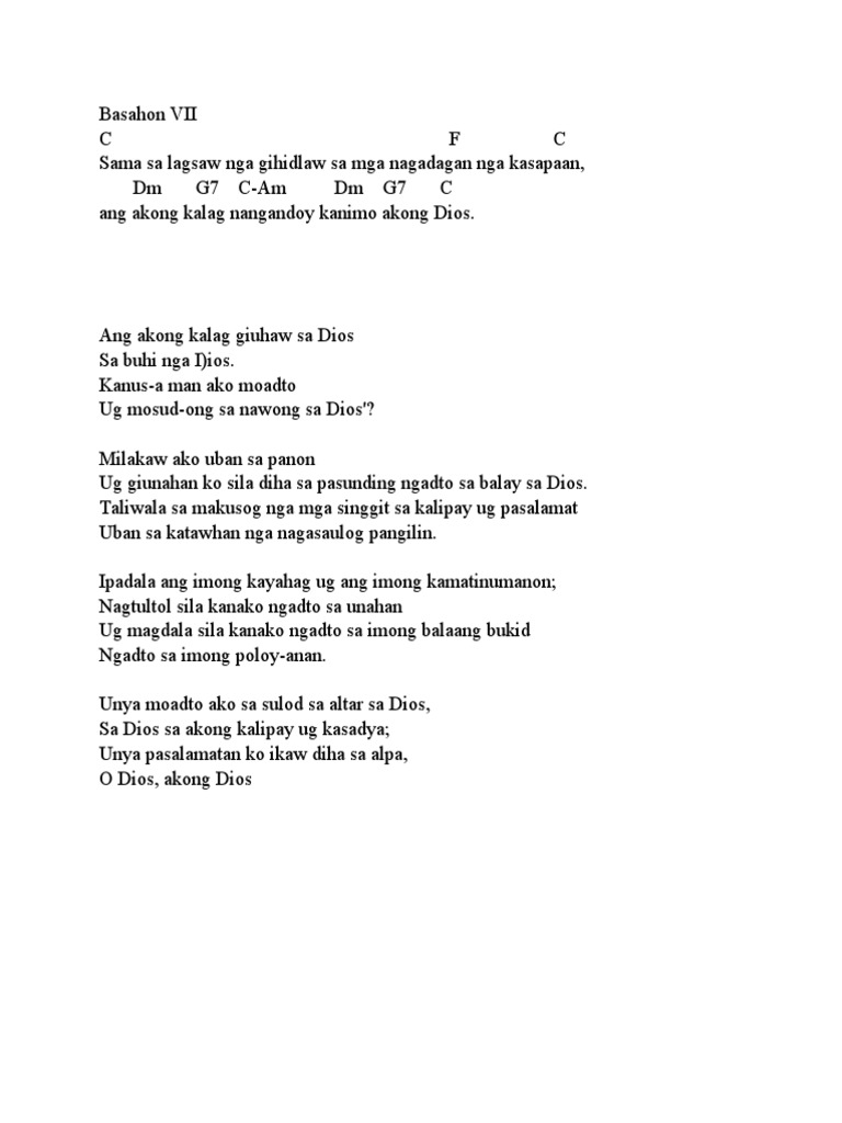 Basahon VII | PDF