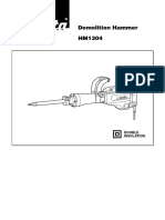 Demolition Hammer HM1304 Specs & Manual