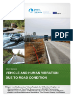 Vehicle and Human Vibration Due To Road Condition 2012