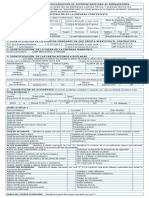 Declaración de Accidentabilidad Al Sernageomin