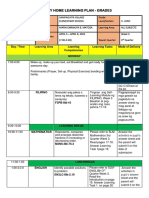 Weekly Home Learning Plan - Grade3: Day / Time Learning Area Learning Competencies Learning Tasks Mode of Delivery