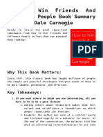 Summary Dale Carnegie: How To Win Friends and Influence People